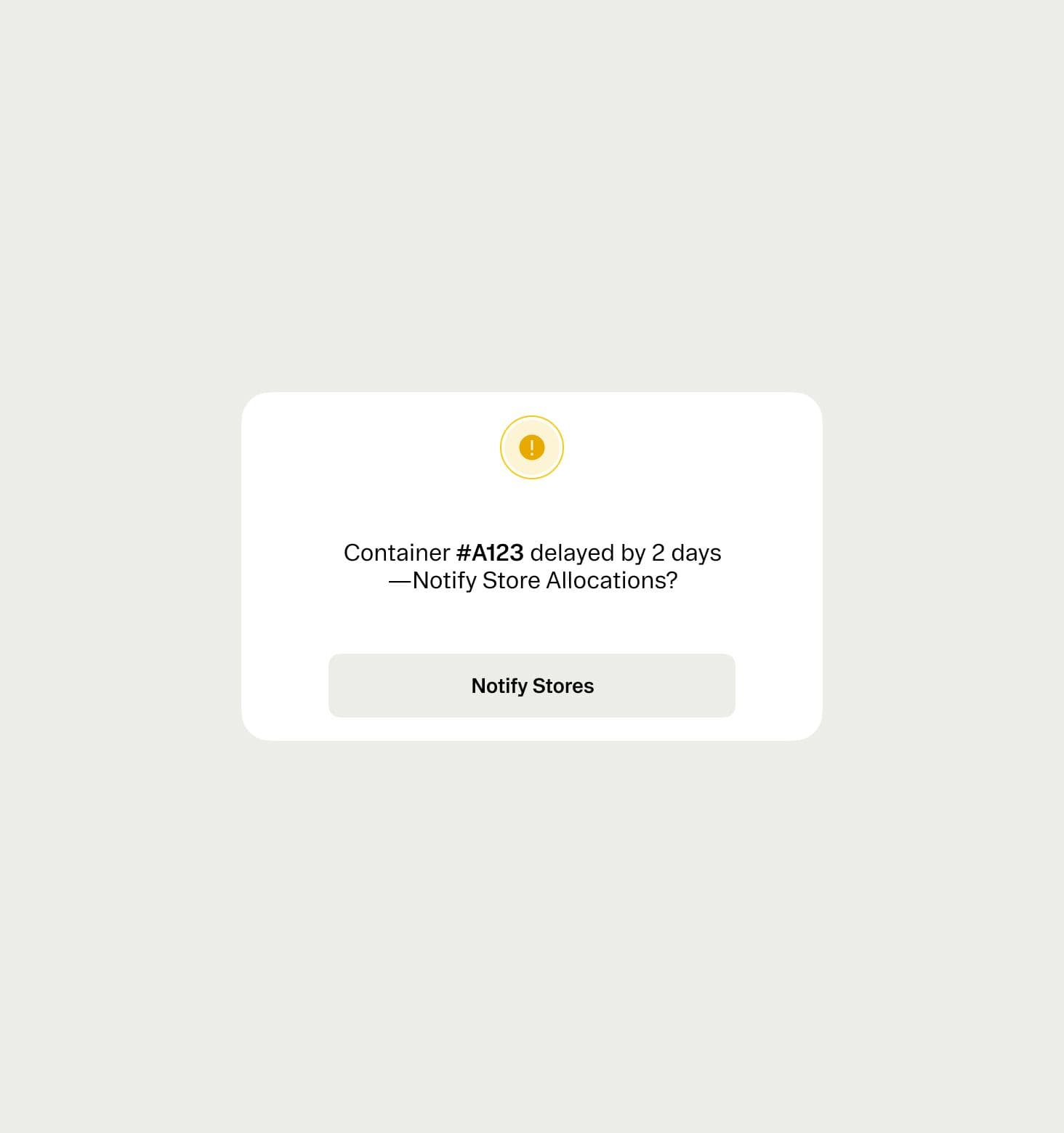 Real-time delay alerts dashboard